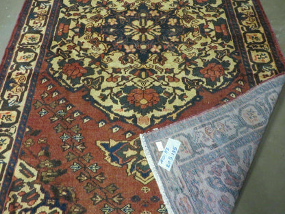 4' X 7' Antique 1920 Handmade Turkish Medallion Wool Rug Veg Dye Nice - Nuvé