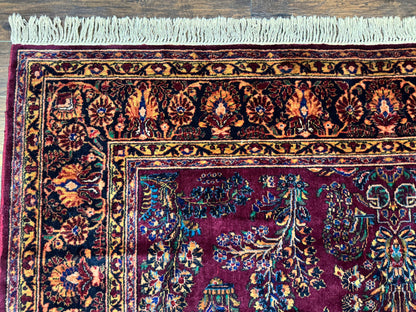 Antique Karastan Rug 8.6 x 12, Wool Pile, Vintage Discontinued Karastan Sarouk Lanamar - Nuvé