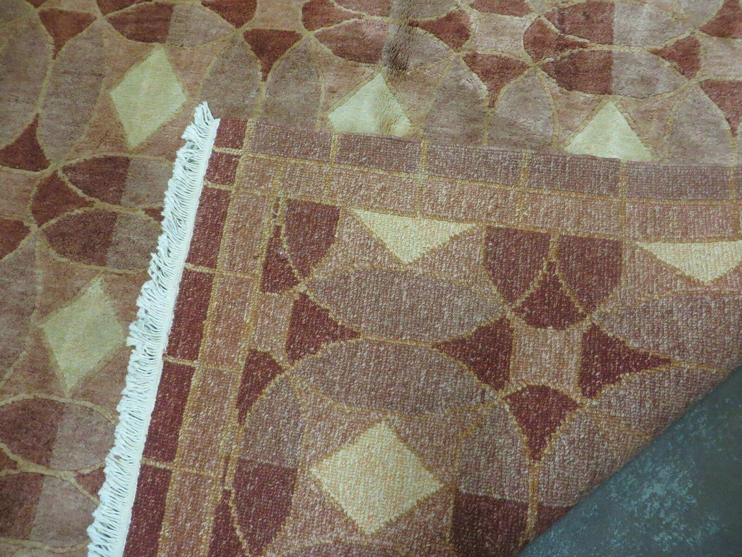 5' X 7' Modern Tibetan Nepal Art Deco Chinese Hand Knotted Wool Rug Decorative Contemporary Home Décor - Nuvé