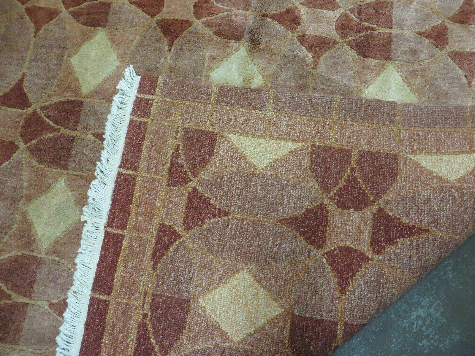 5' X 7' Modern Tibetan Nepal Art Deco Chinese Hand Knotted Wool Rug Decorative Contemporary Home Décor - Nuvé
