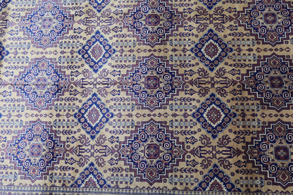 Hand-Knotted Zerkhaki Afghan Wool Area Rug – 6'7" x 9'7" | Rich Brown Tones, Durable Craftsmanship - Nuvé