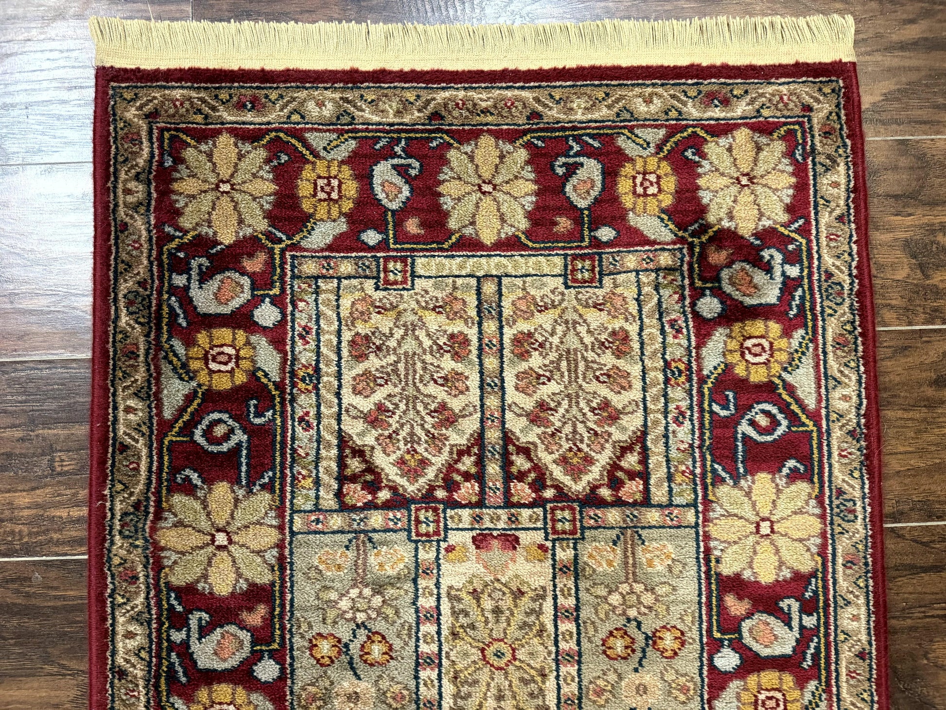 Karastan Runner Rug 2.6 x 8.6, Antique Legends Bakhtiari 2200, Vintage Wool Karastan Runner Rug, Panel Design - Nuvé