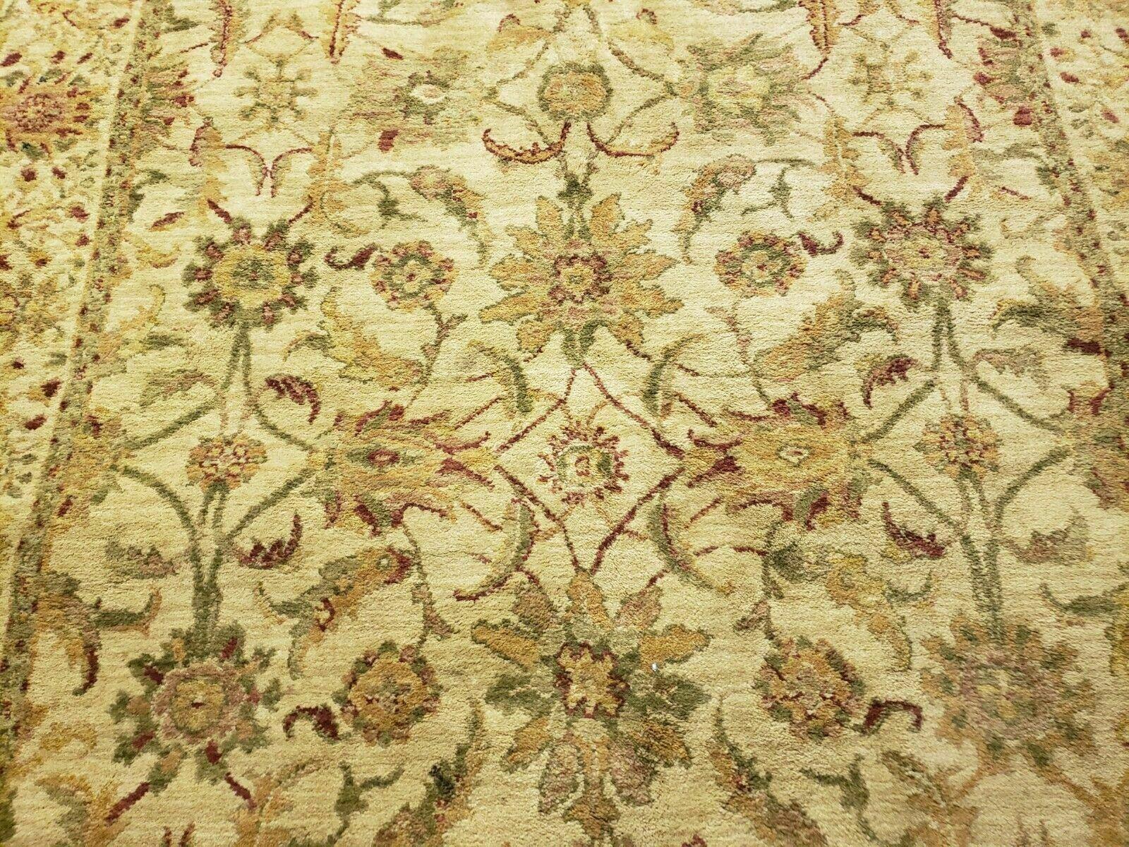Belgium Power Loomed Rug 5x7, Vintage Oriental Wool Carpet, Beige - Nuvé