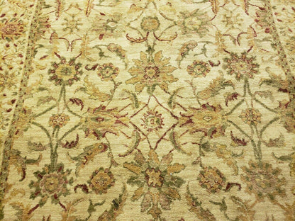 Belgium Power Loomed Rug 5x7, Vintage Oriental Wool Carpet, Beige - Nuvé