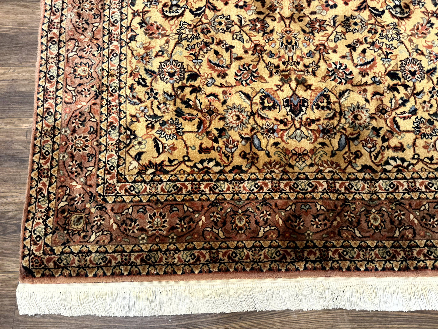 Indo Persian Rug 5x8, Light Tan/Camel, Allover Design - Nuvé