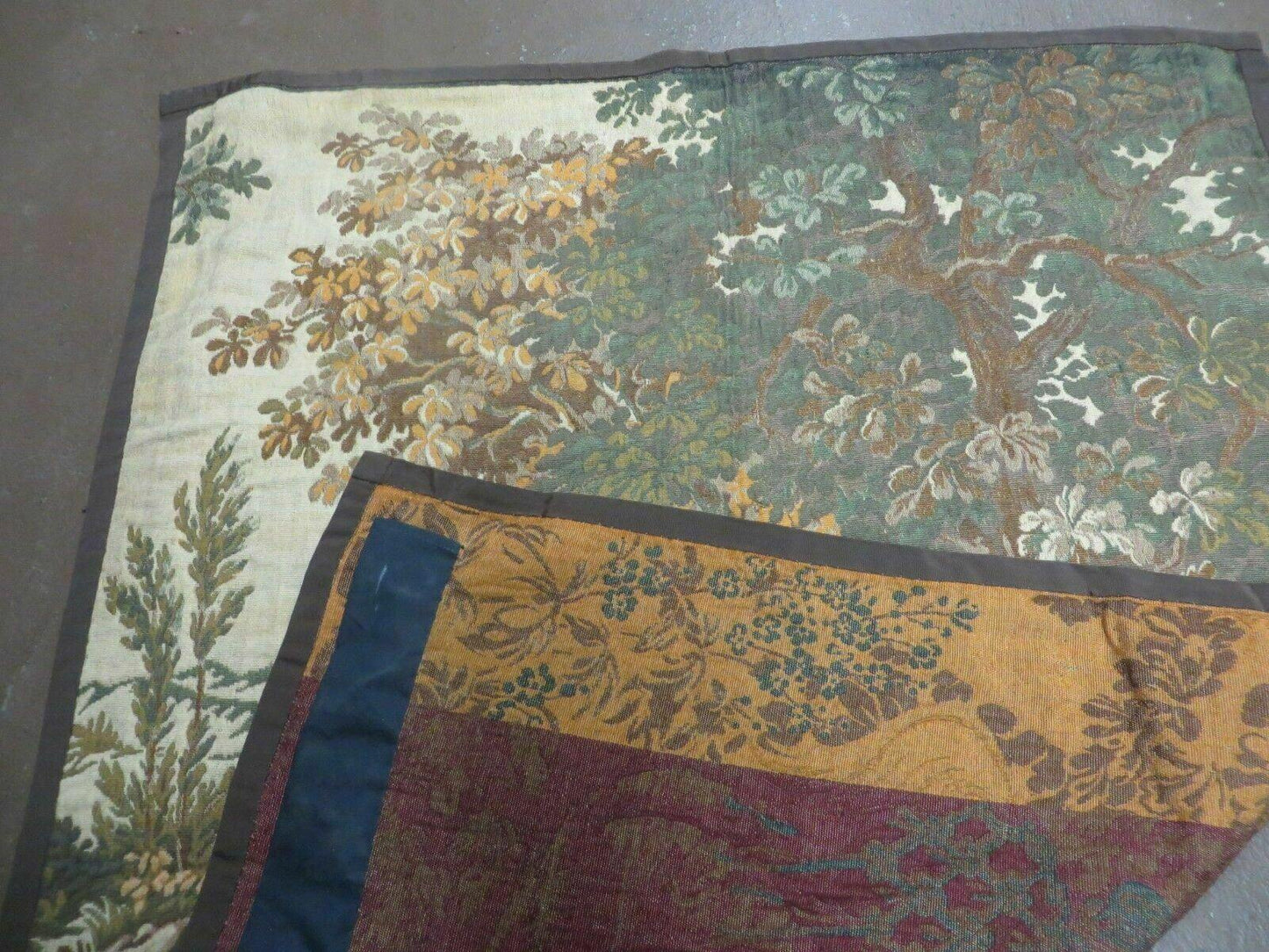 4' X 5' Vintage Tapestry Belgium Hand Loomed Victorian Nice 90f - Nuvé