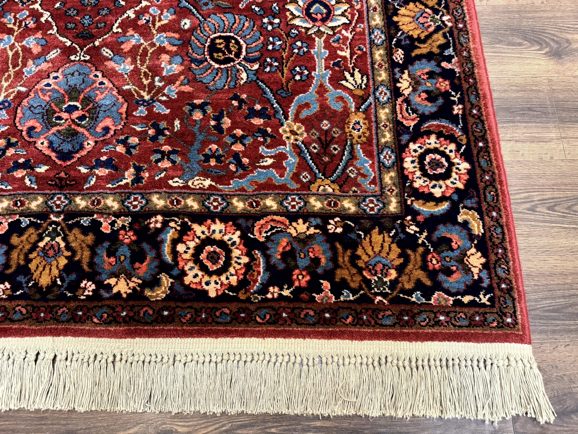 5.9 x 9 Karastan Rug Ispahan #766, Vintage Wool Discontinued Original 700 Series - Nuvé