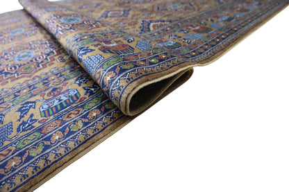 Hand-Knotted Zerkhaki Afghan Wool Area Rug – 6'7" x 9'7" | Rich Brown Tones, Durable Craftsmanship - Nuvé