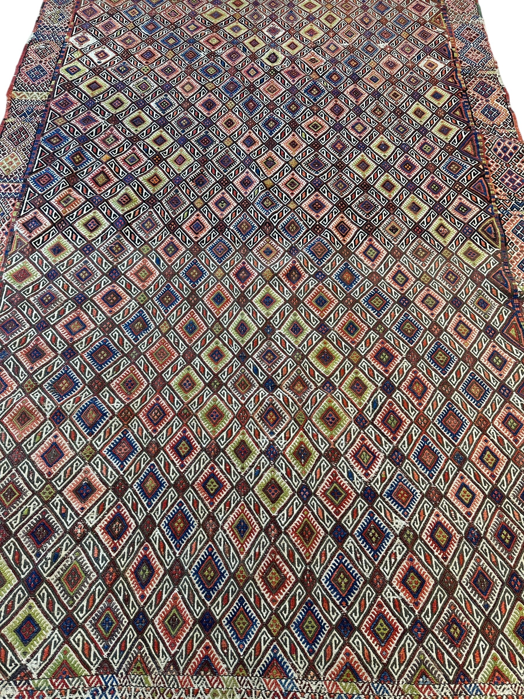 Antique Turkish Jajim Wool Rug 5’6” x 14’5” - Nuvé