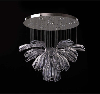 Glass Lotus Chandelier - Nuvé