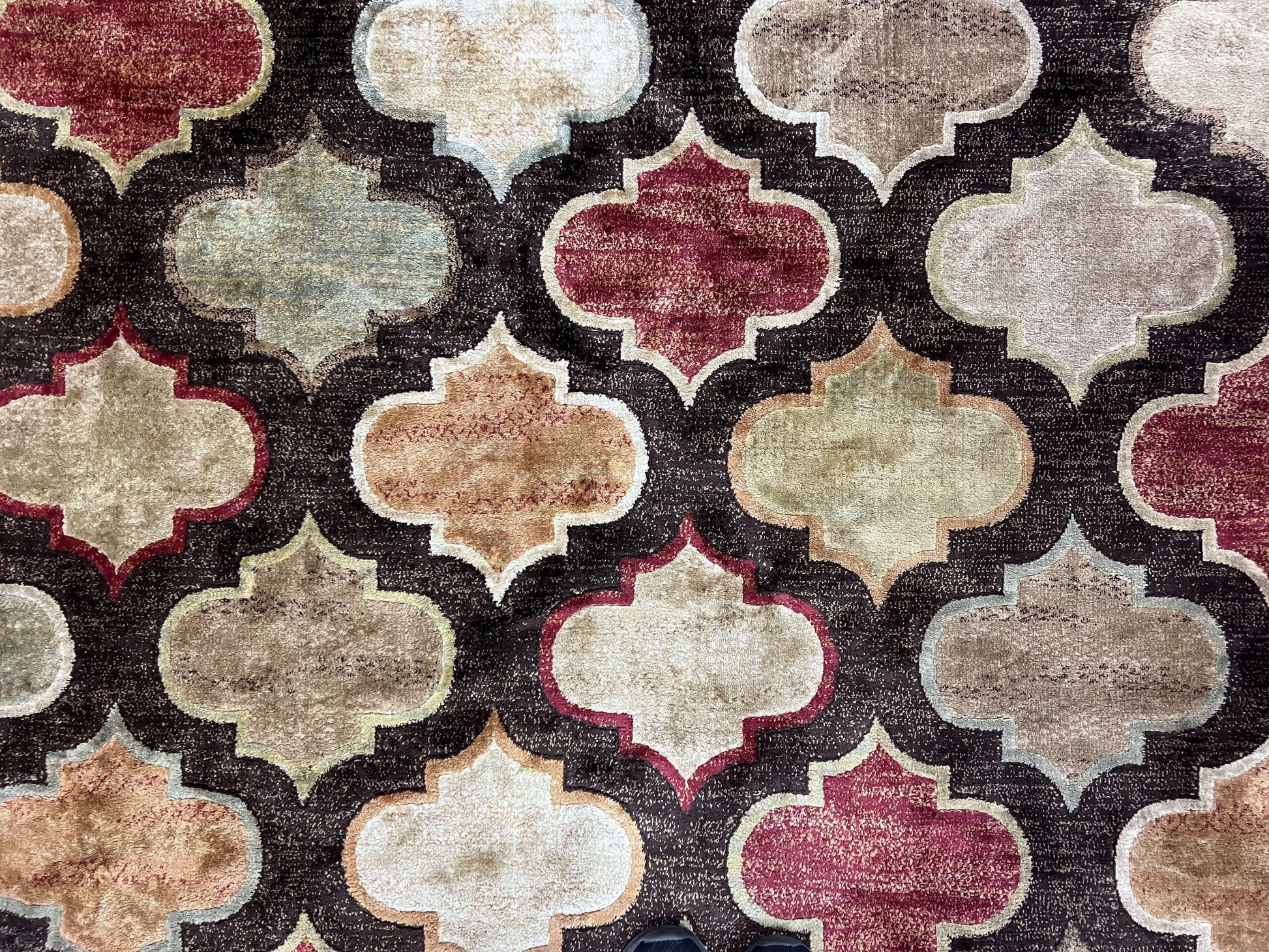 Panel Design Rug 5x7, Multicolor Contemporary Area Rug, Small Living Room Rug - Nuvé