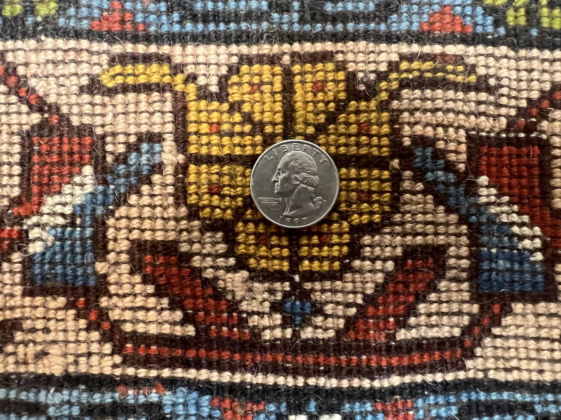 Persian Tribal Runner Rug 2.9 x 14, Colorful Rare Antique Persian Shiraz Yalameh Geometric Carpet for Hallway, 14ft Runner, Handmade, Wool, Red - Nuvé