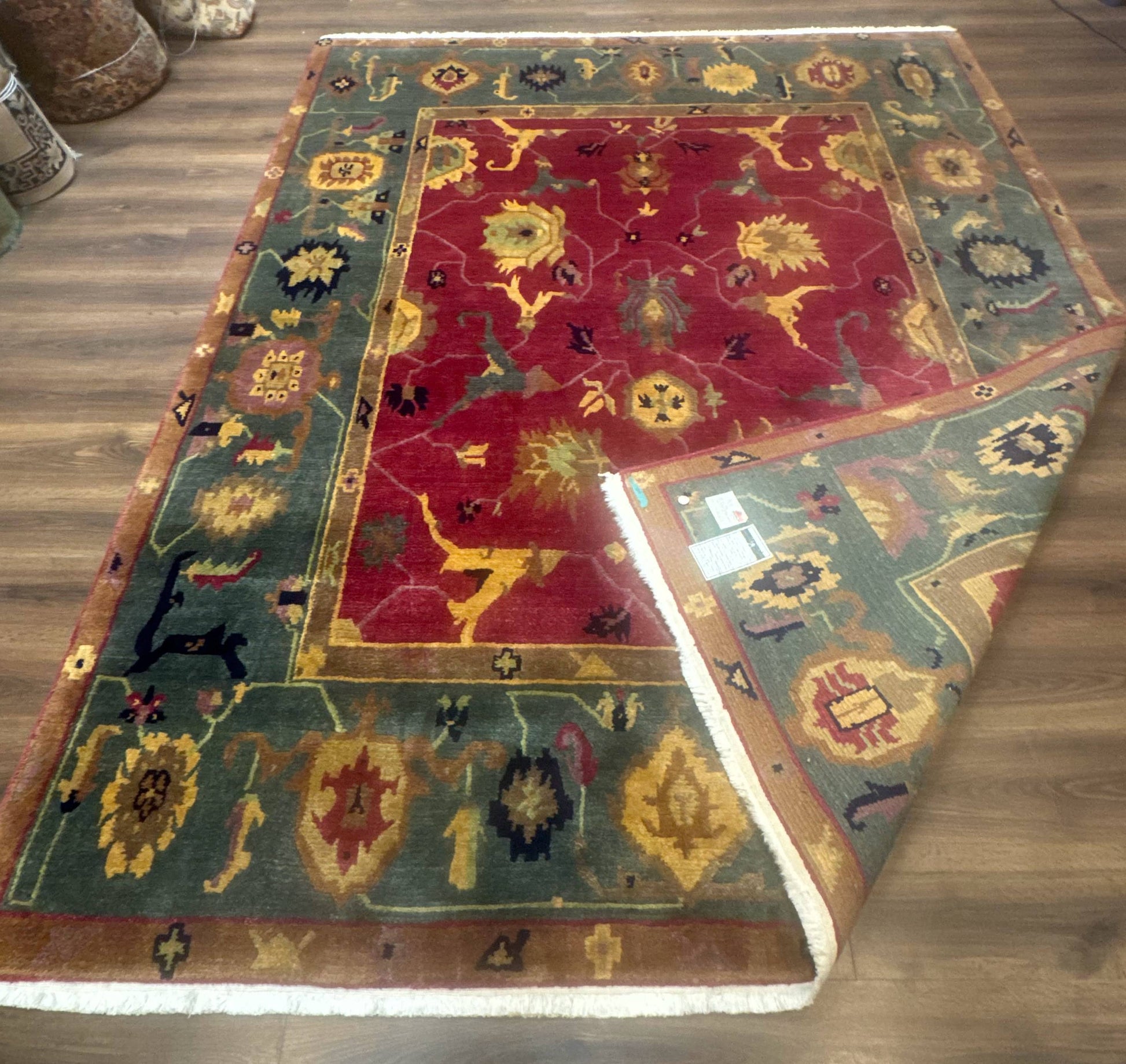 Tufenkian Rug 8x10, Tibetan Room Sized Carpet, Soft Thick Wool Pile - Nuvé