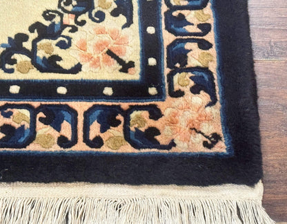 Chinese Peking Rug 2x3, Small Chinese Wool Carpet - Nuvé