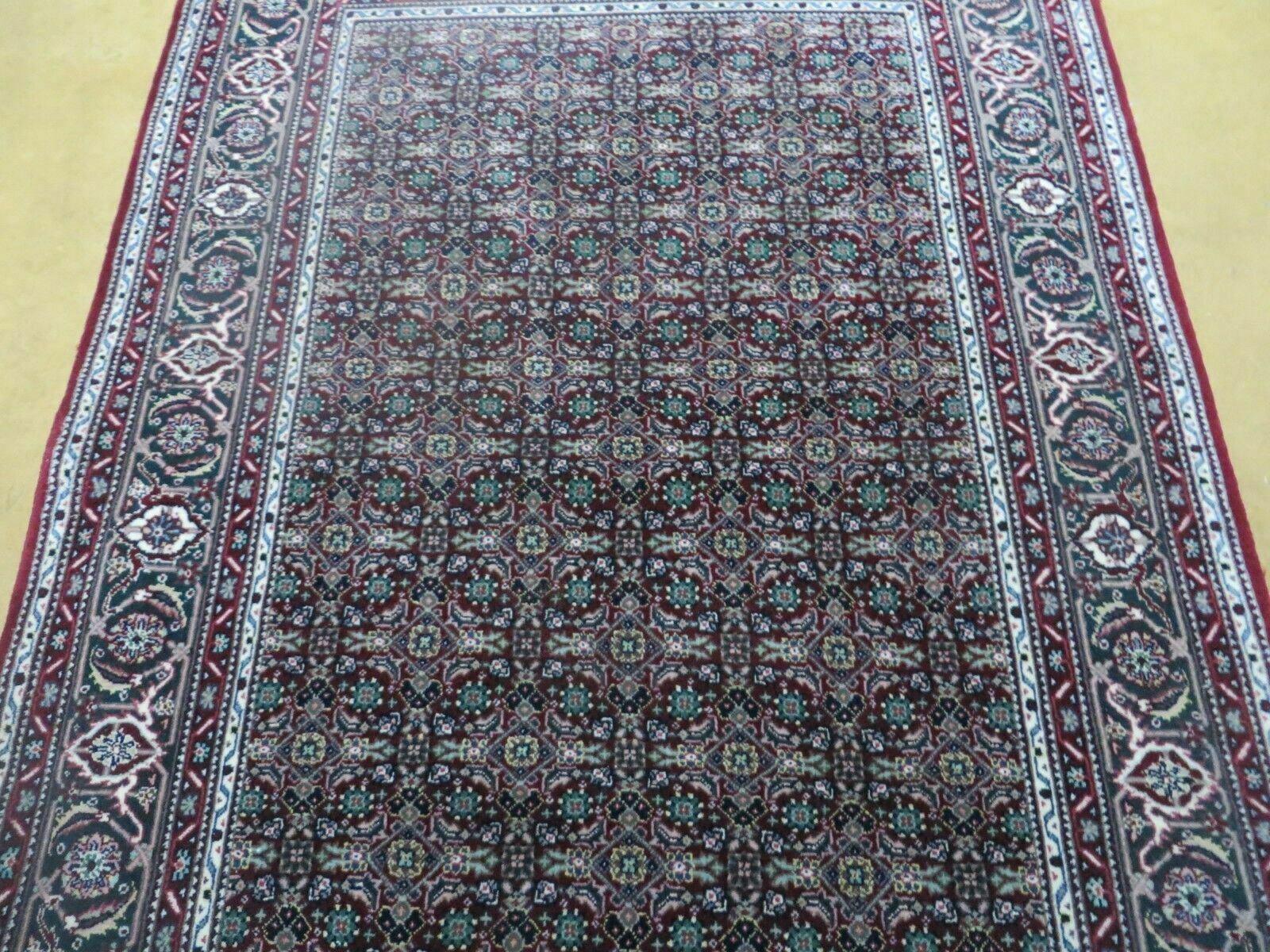 3' X 5' Vintage Fine Handmade Indian Amritsar Wool Silk Rug Nice - Nuvé