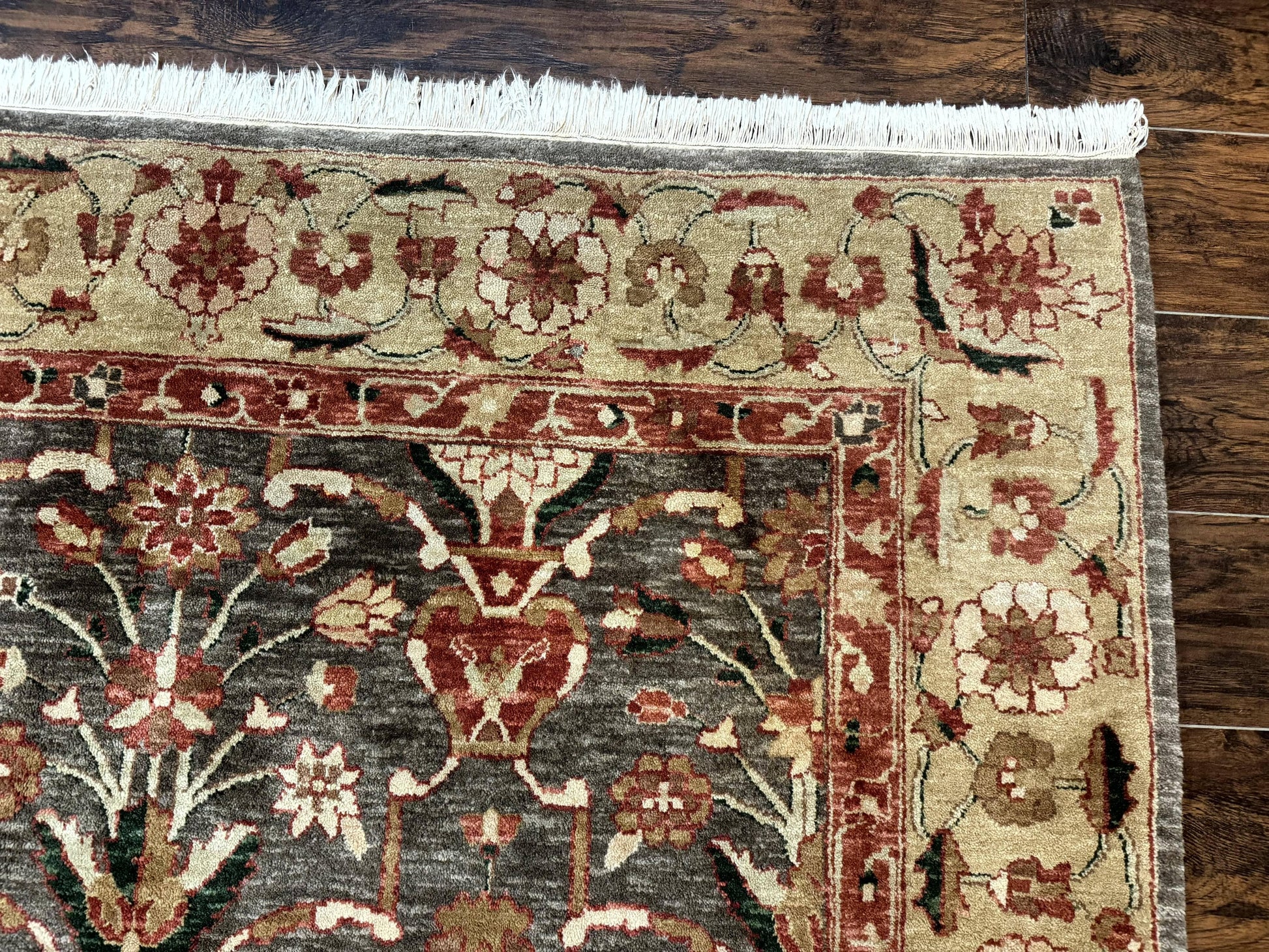 Pak Persian Mahal Rug 6x9, Floral Handmade Wool Traditional Oriental Carpet - Nuvé