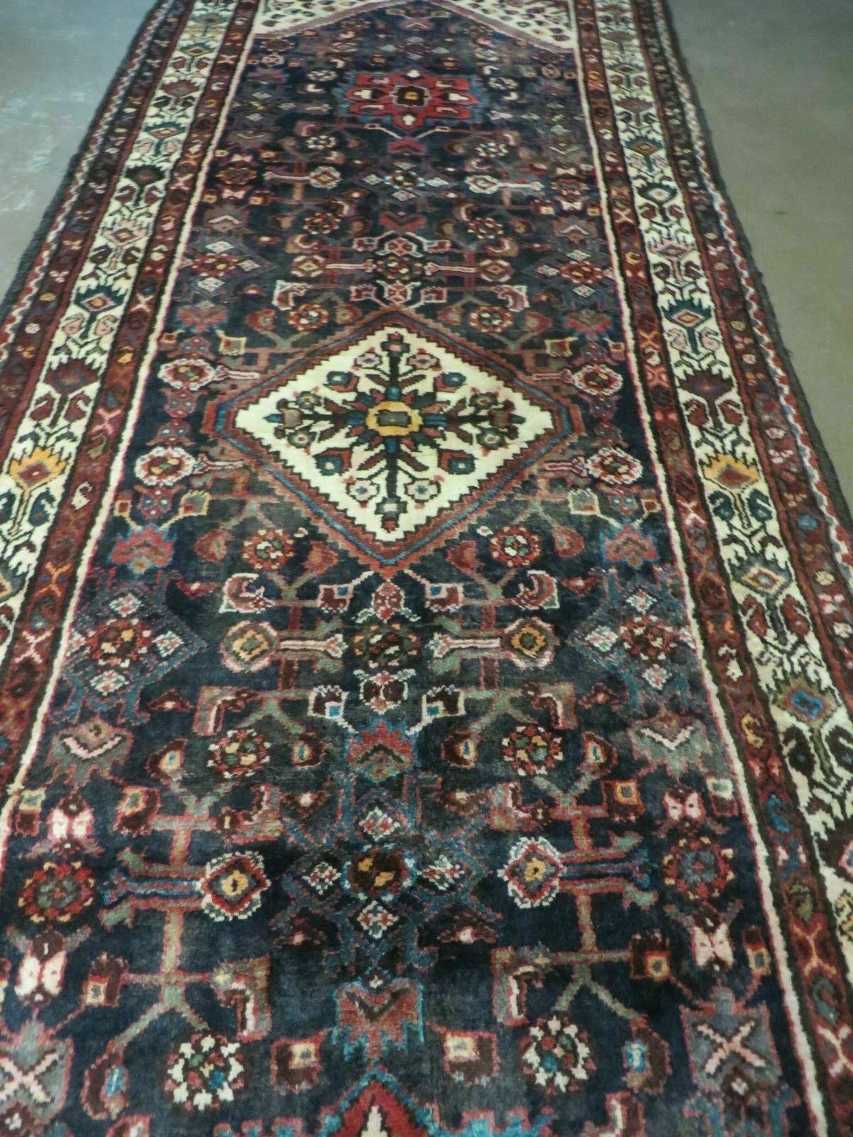 3' 6" X 10' 3" Antique Handmade Turkish Wool Runner Rug - Nuvé