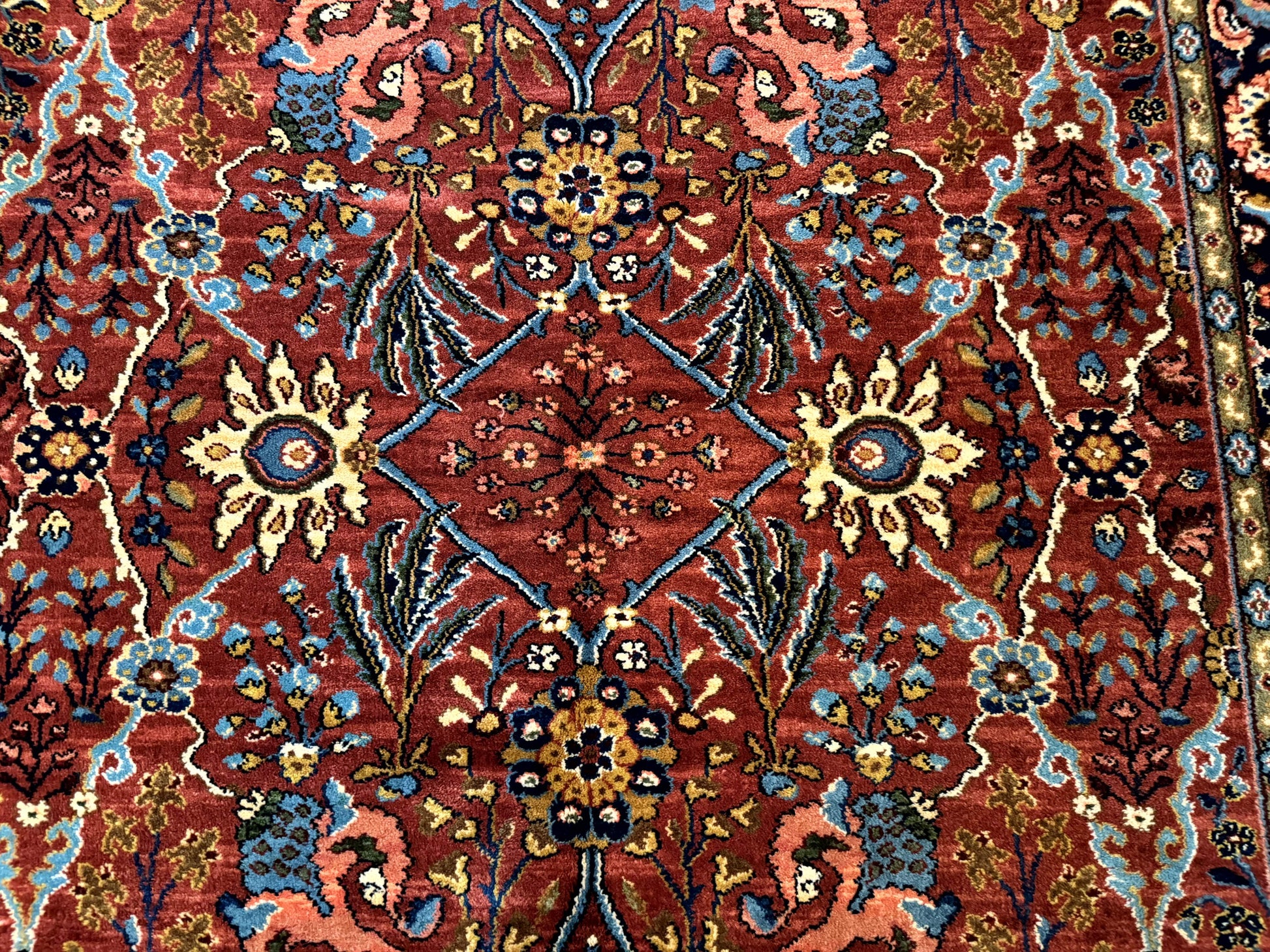 5.9 x 9 Karastan Rug Ispahan #766, Vintage Wool Discontinued Original 700 Series - Nuvé