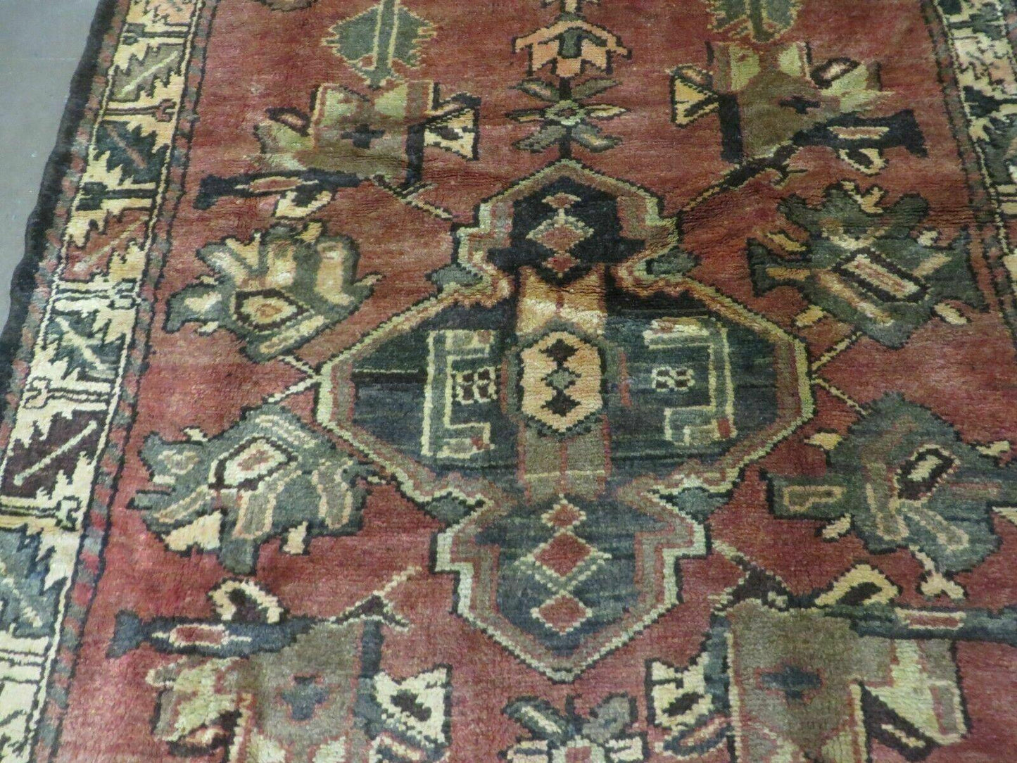 4' X 6' Antique 1920 Handmade Turkish Wool Rug Veg Dye Nice - Nuvé
