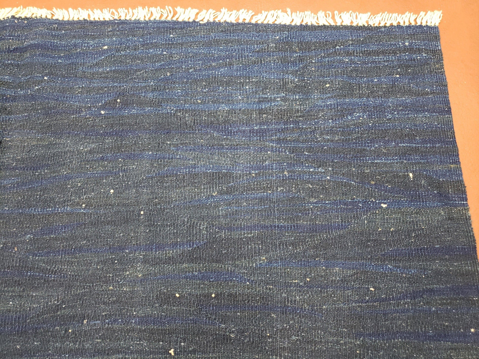 Large Turkish Kilim Rug, 6x9 - 7x10 Rug, Flatweave Carpets, Blue Rug, Abstract Rug, Playroom Rug, Rug for Nursery Room, Boho Rug, Wool - Nuvé