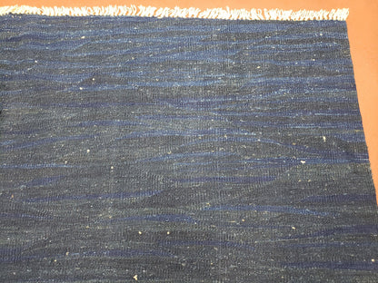 Large Turkish Kilim Rug, 6x9 - 7x10 Rug, Flatweave Carpets, Blue Rug, Abstract Rug, Playroom Rug, Rug for Nursery Room, Boho Rug, Wool - Nuvé