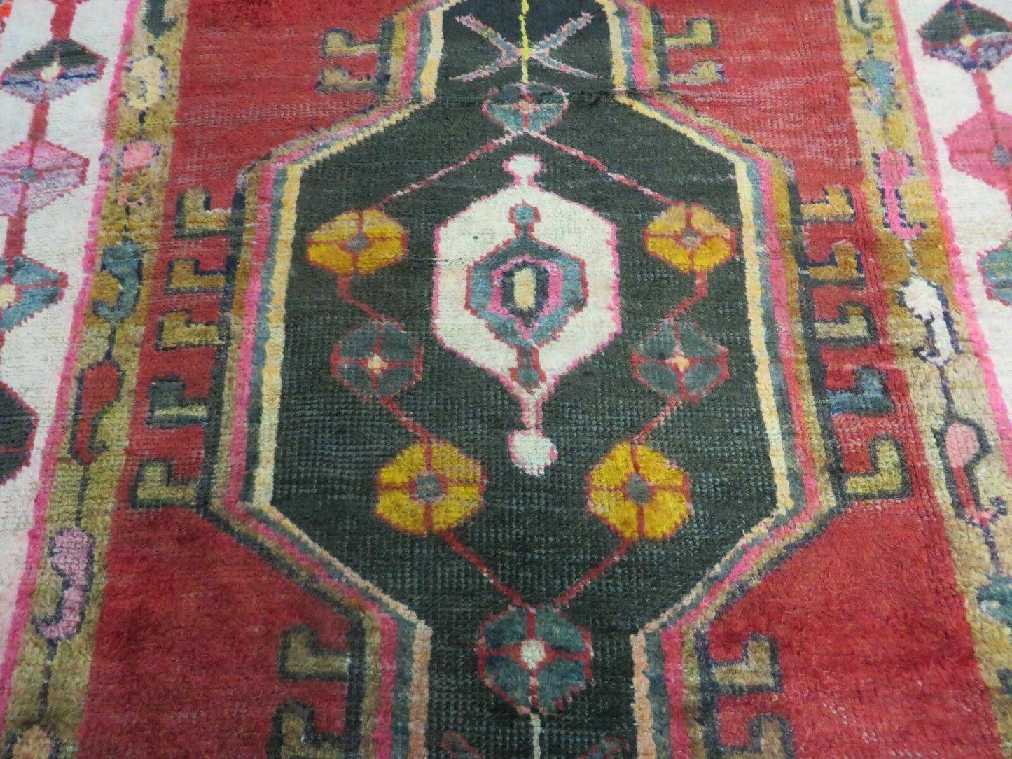 4' X 8' Antique Handmade Turkish Caucasian Kazak Design Wool Rug Veg Dyes Nice - Nuvé