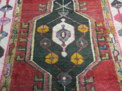 4' X 8' Antique Handmade Turkish Caucasian Kazak Design Wool Rug Veg Dyes Nice - Nuvé