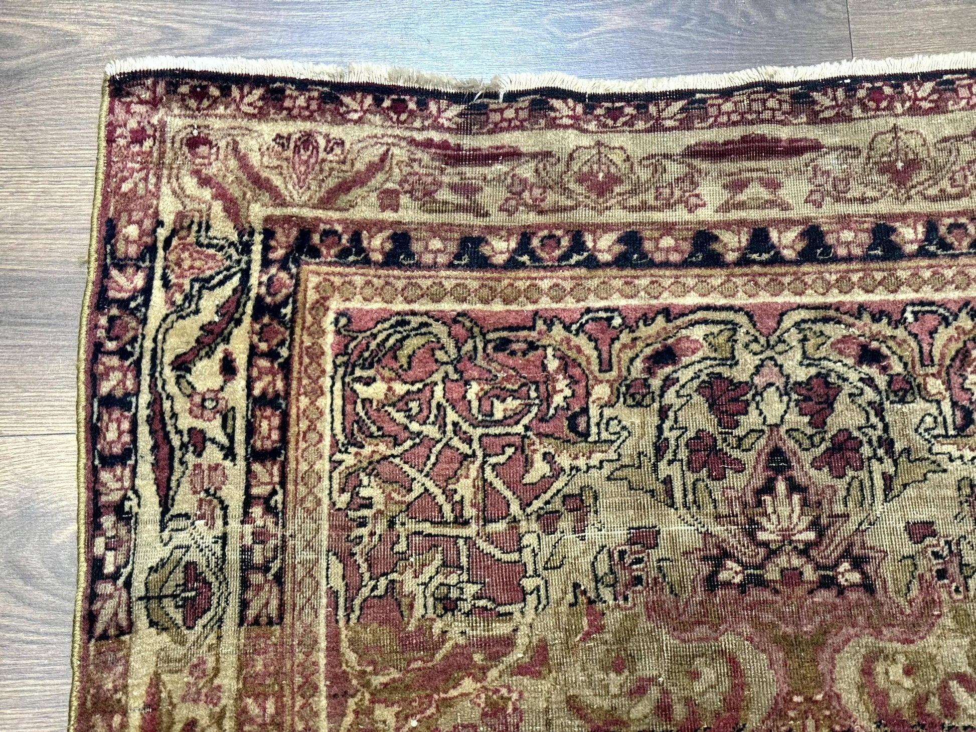 Antique Persian Lavar Rug 3x5, Persian Kerman Rug, Traditional Persian Carpet - Nuvé