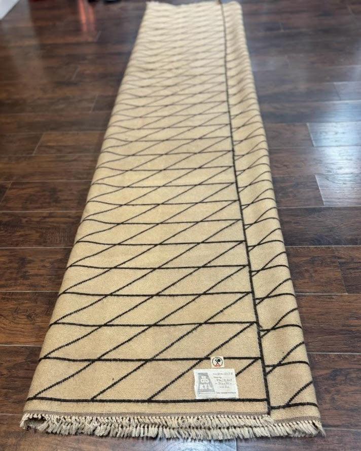 German Rug 7x10, Vintage Handmade Carpet, Contemporary - Nuvé