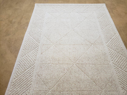 3x5 Karastan Sisal Rug Collection, Design 379/80504, Sambava II, 3'6 x 5'3, Beige Karastan Rug with Label, Authentic Karastan, Entryway Rug - Nuvé