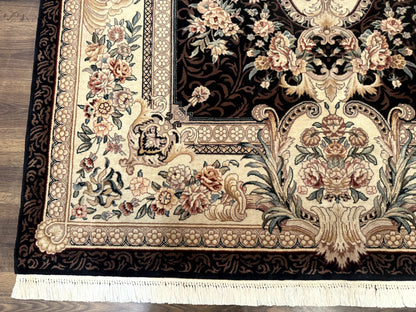Aubusson Rug 6x9, European Design, Fine 170 KPSI, Elegant Carpet - Nuvé