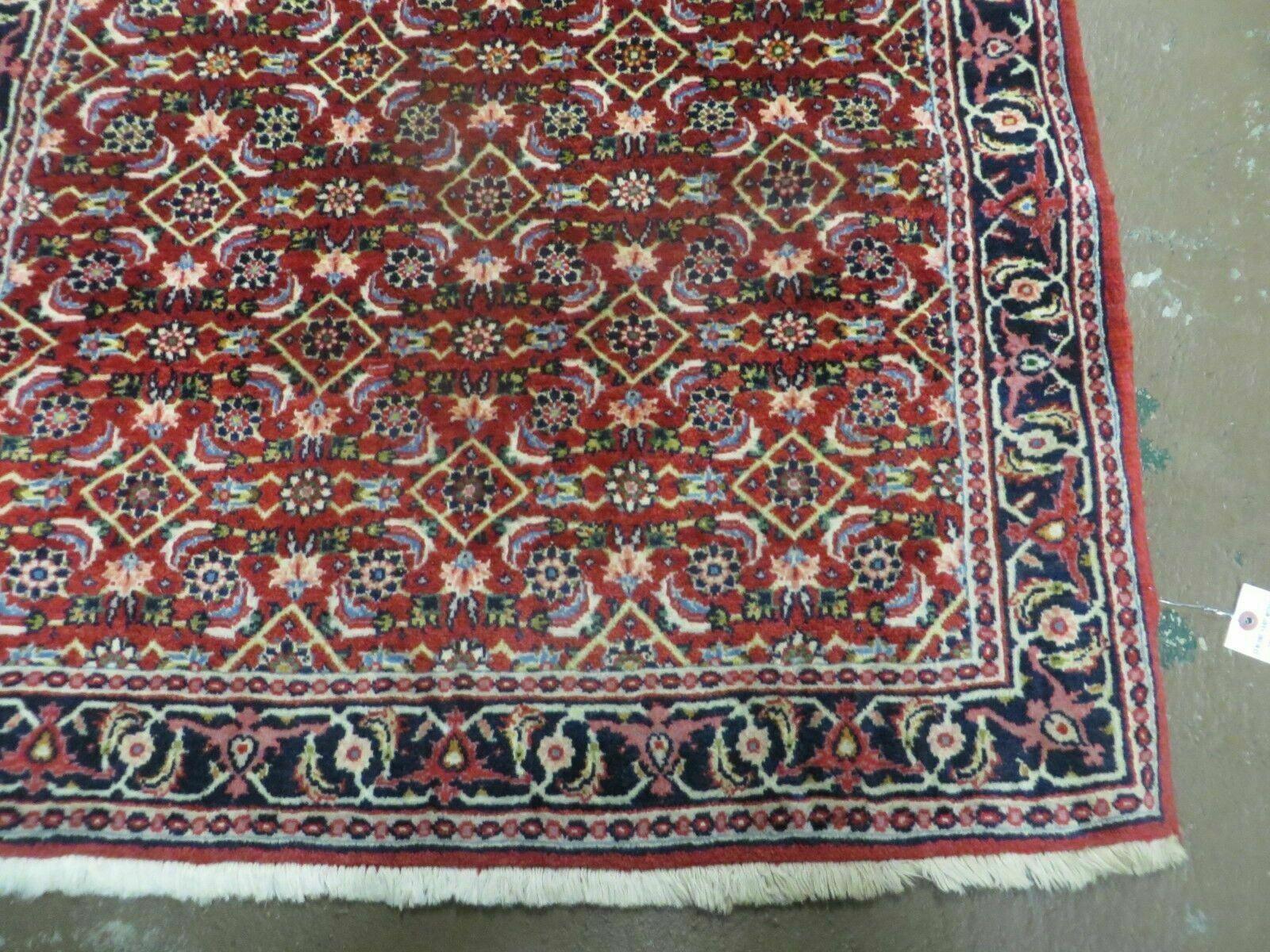 3' X 5' Handmade Knotted Indian Amritsar Floral Oriental Wool Red Rug Organic Nice - Nuvé