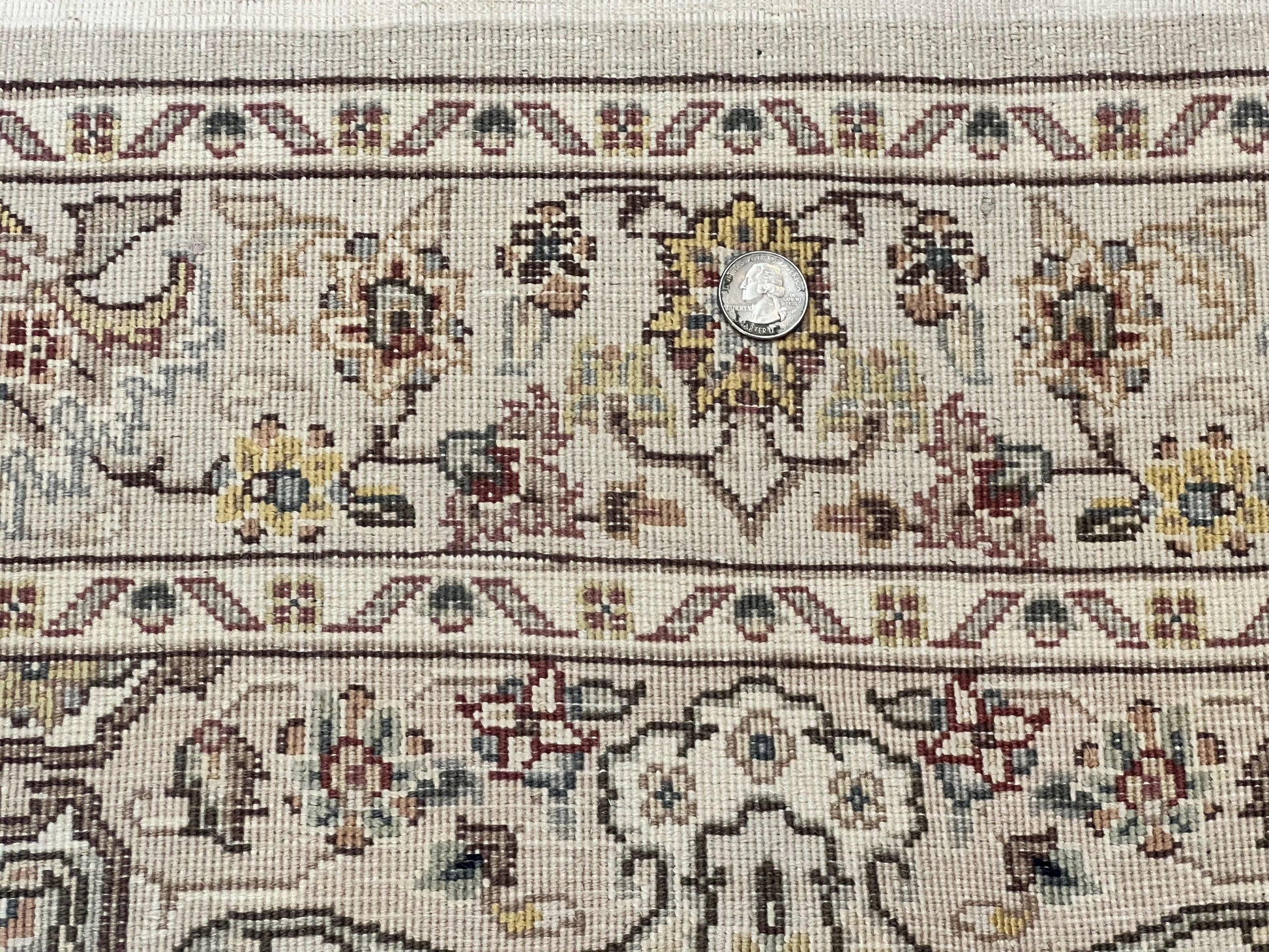 Sino Persian Rug 2.5 x 4, Hand Knotted Oriental Carpet, Small Persian Rug, Floral Medallion, Wool, Vintage - Nuvé