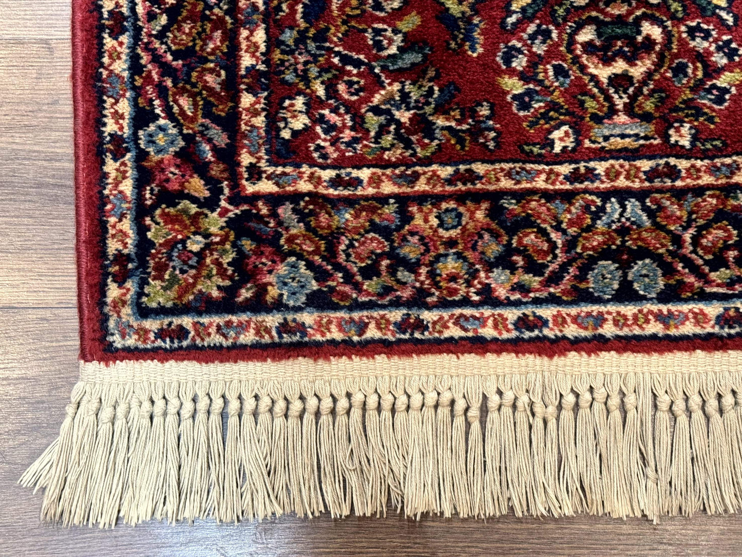 Karastan Runner Rug 2.6 x 8.6, Red Sarouk #785, Original 700 Series, Wool, Rare - Nuvé