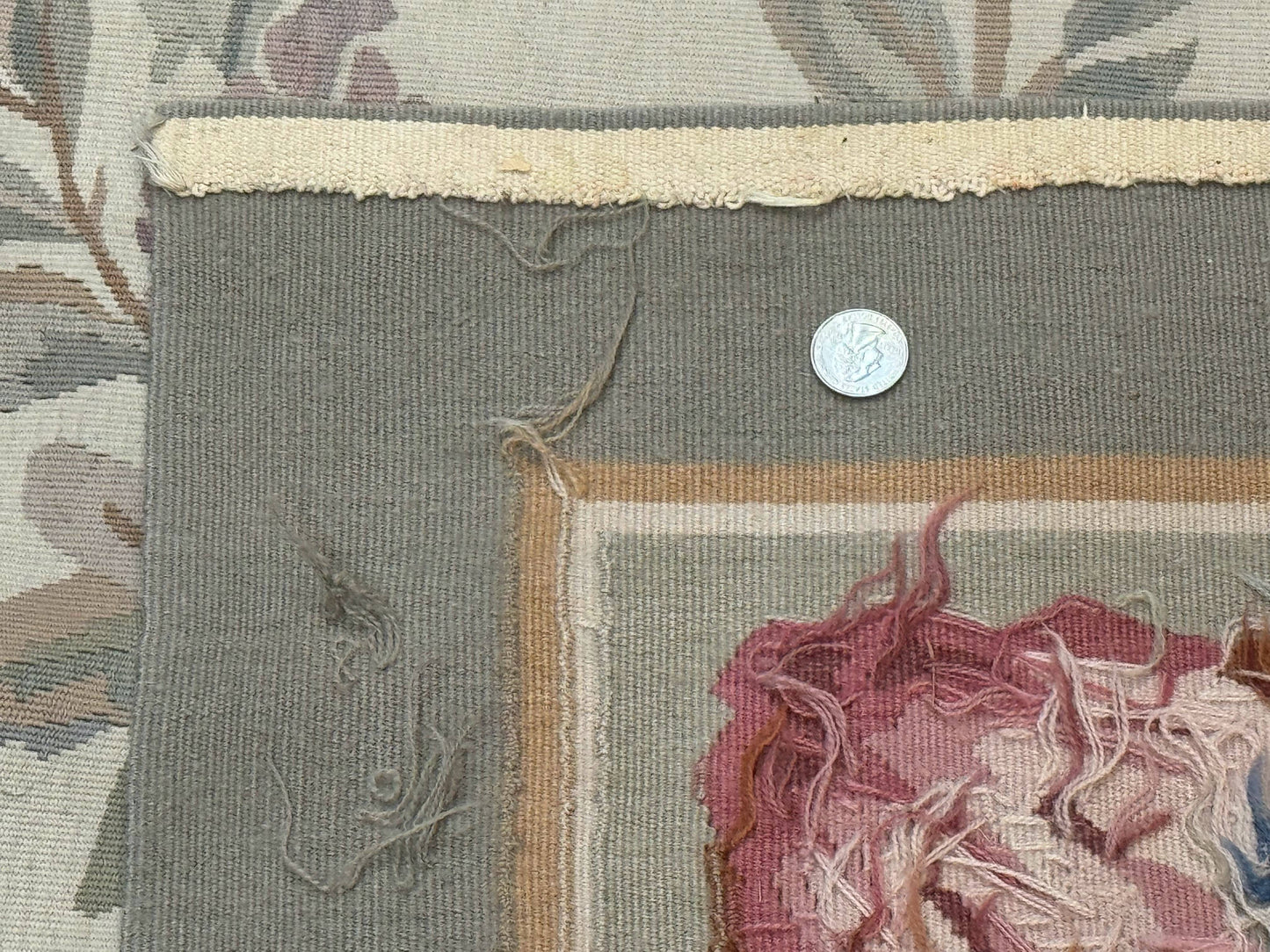 Palace Size Aubusson Rug 11x16, Large Aubusson Carpet - Nuvé