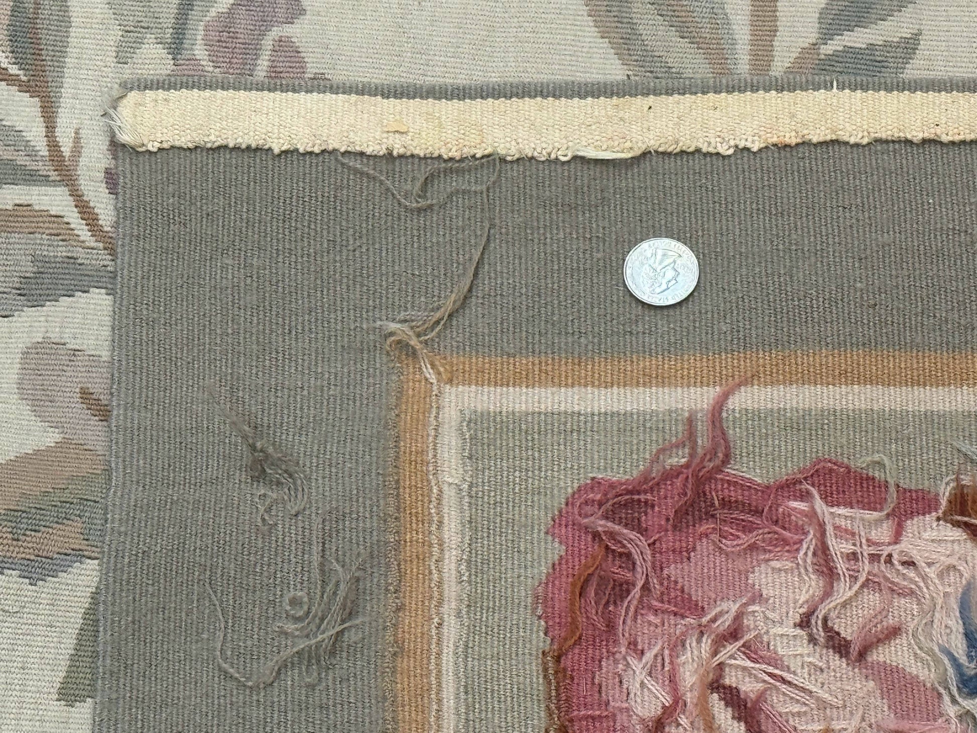 Palace Size Aubusson Rug 11x16, Large Aubusson Carpet - Nuvé
