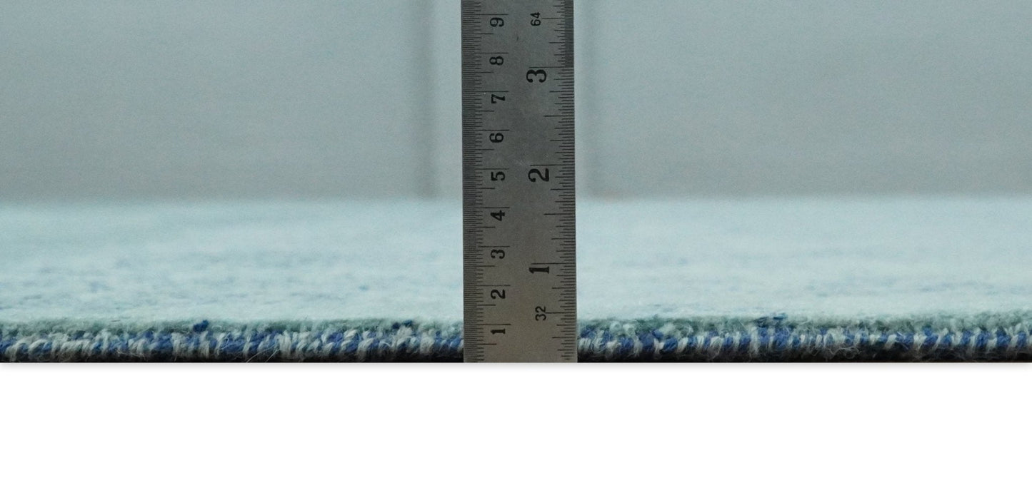 9x12 Fine Hand Knotted Blue and Teal Traditional Vintage Persian Style Antique Wool Rug | AGR33 - Nuvé