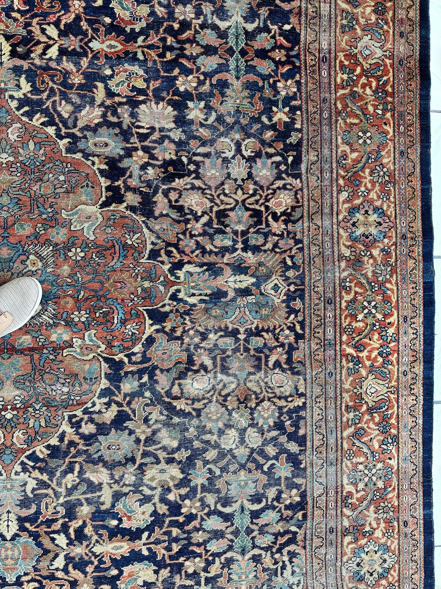 Antique Persian Mahal Rug 8’3”x12’ - Circa 1900 Treasure - Nuvé