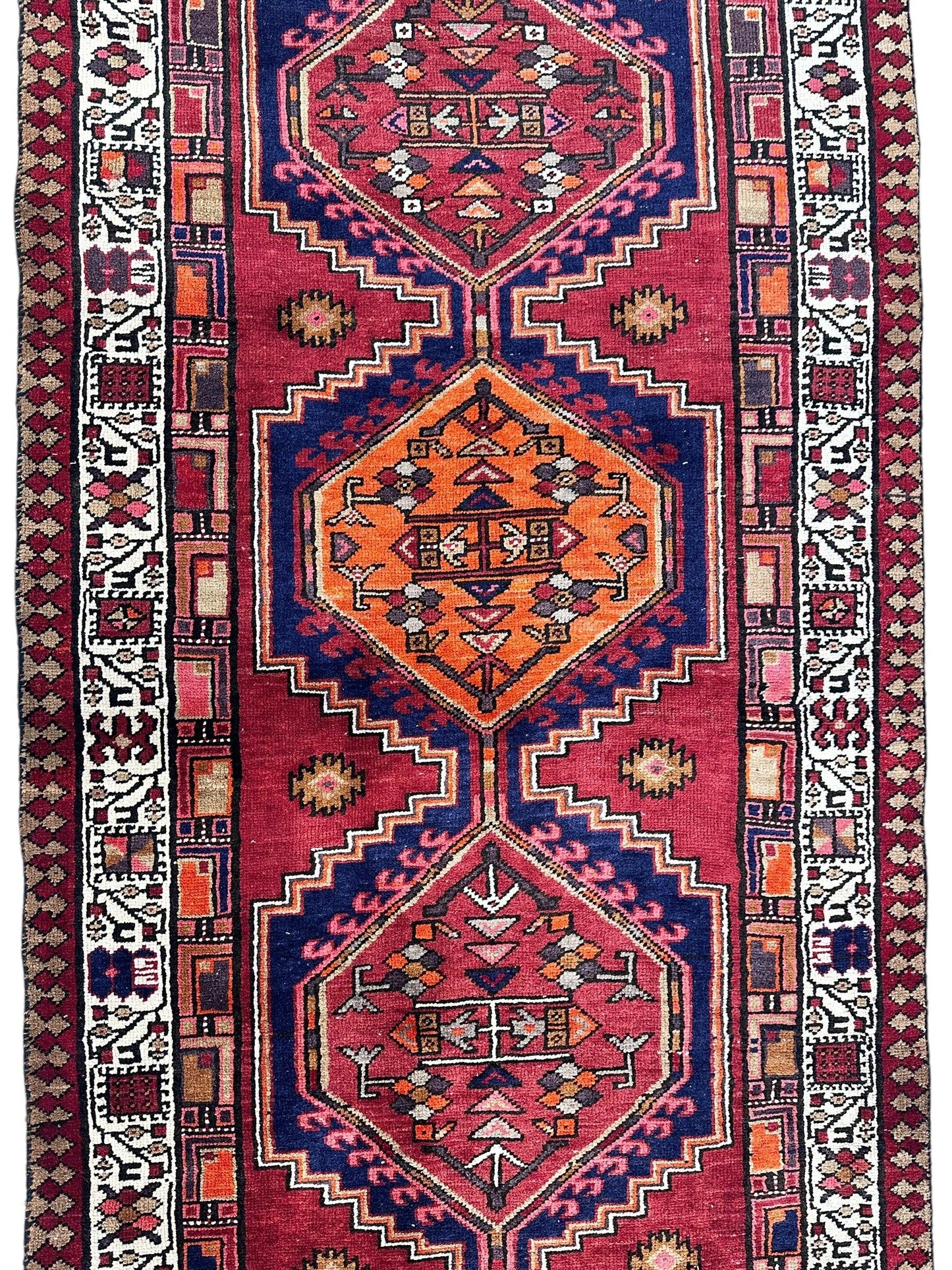 Vintage Persian Sarab Wool Runner Rug 3’4 x 10’7” - Nuvé