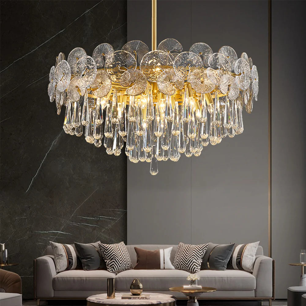Atlas Crystal Chandelier - Nuvé