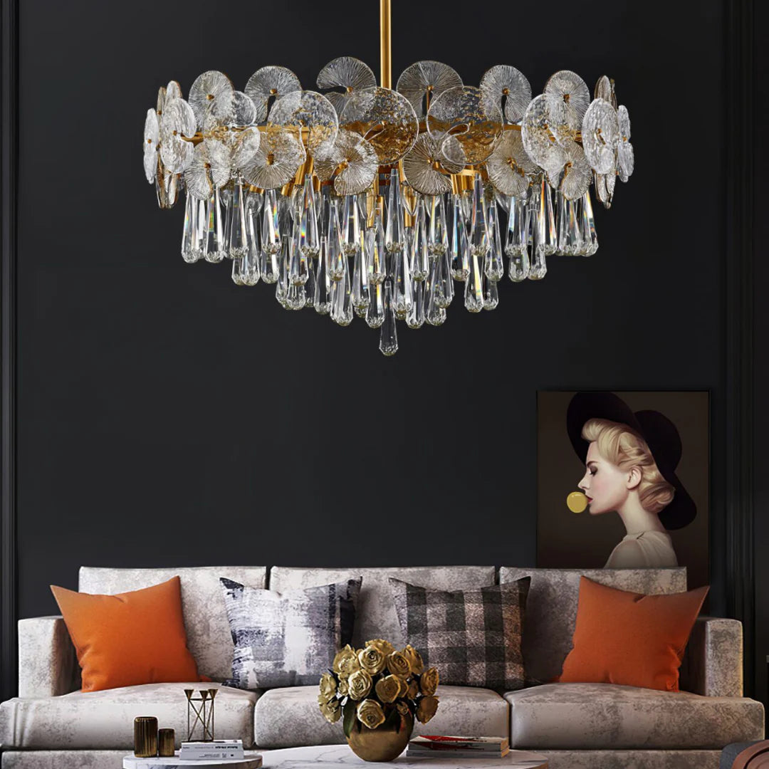 Atlas Crystal Chandelier - Nuvé