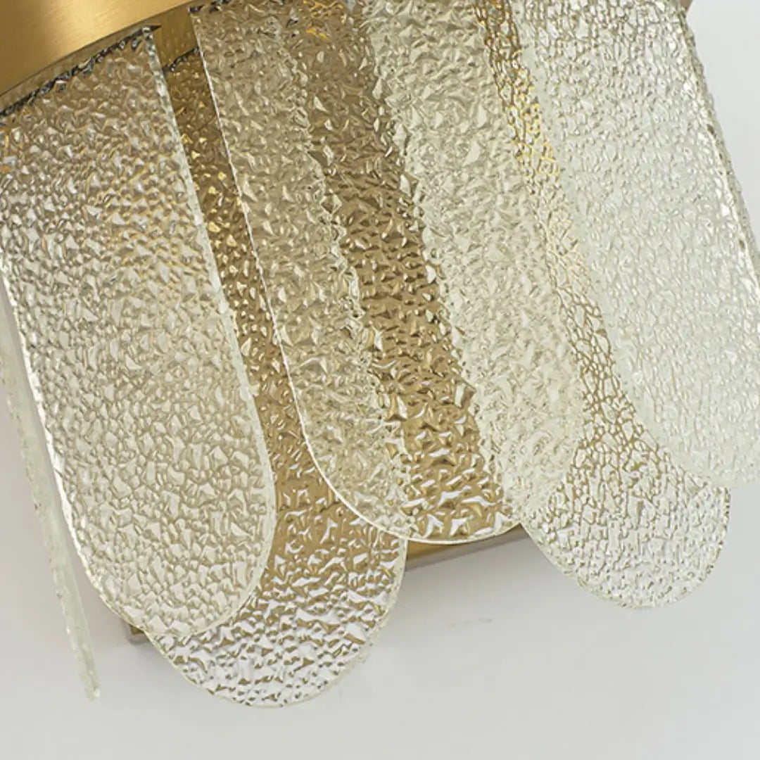 Gold Oval Glass Wall Lamp - Nuvé
