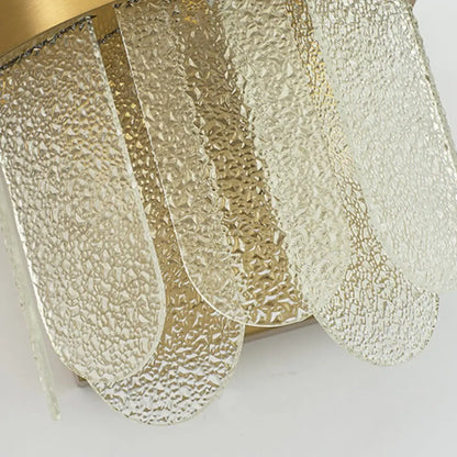 Gold Oval Glass Wall Lamp - Nuvé