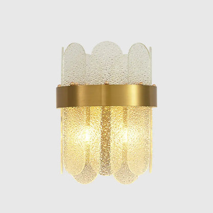 Gold Oval Glass Wall Lamp - Nuvé