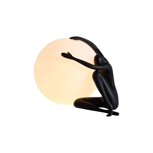 Abstract Character Round Table Lamp - Nuvé