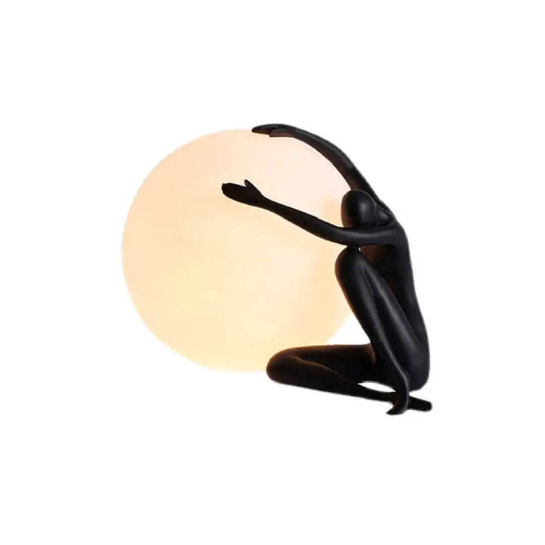 Abstract Character Round Table Lamp - Nuvé