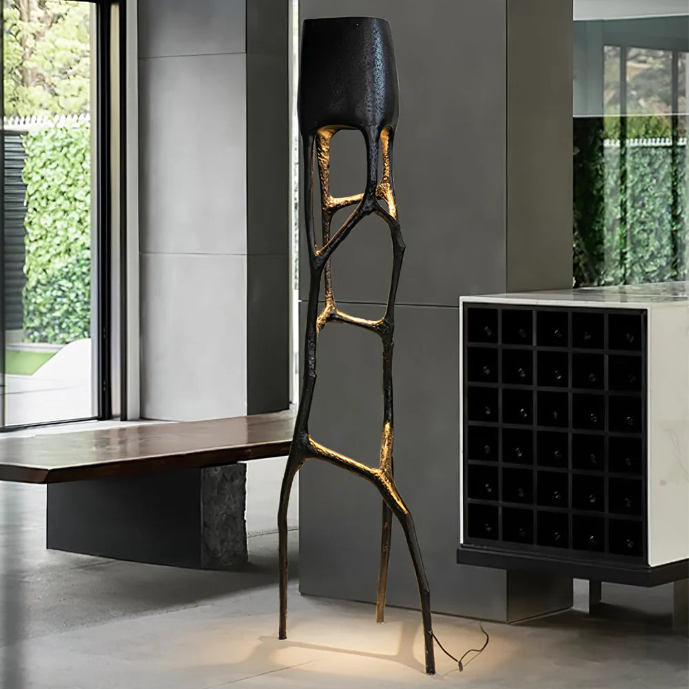 Abstract Gothic Sculpture Floor Lamp - Nuvé