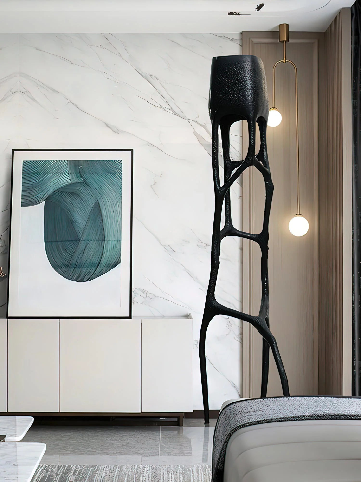 Abstract Gothic Sculpture Floor Lamp - Nuvé