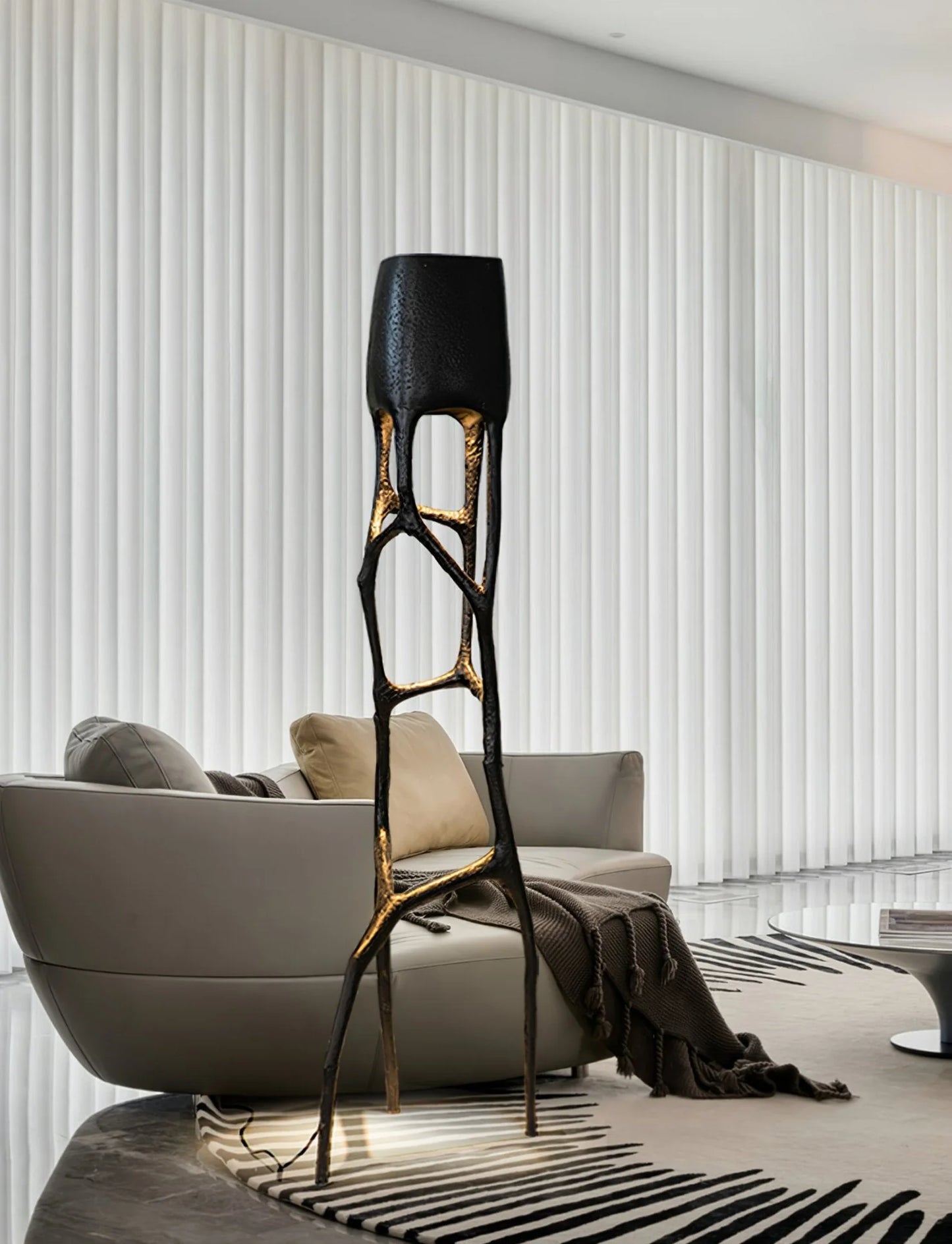 Abstract Gothic Sculpture Floor Lamp - Nuvé