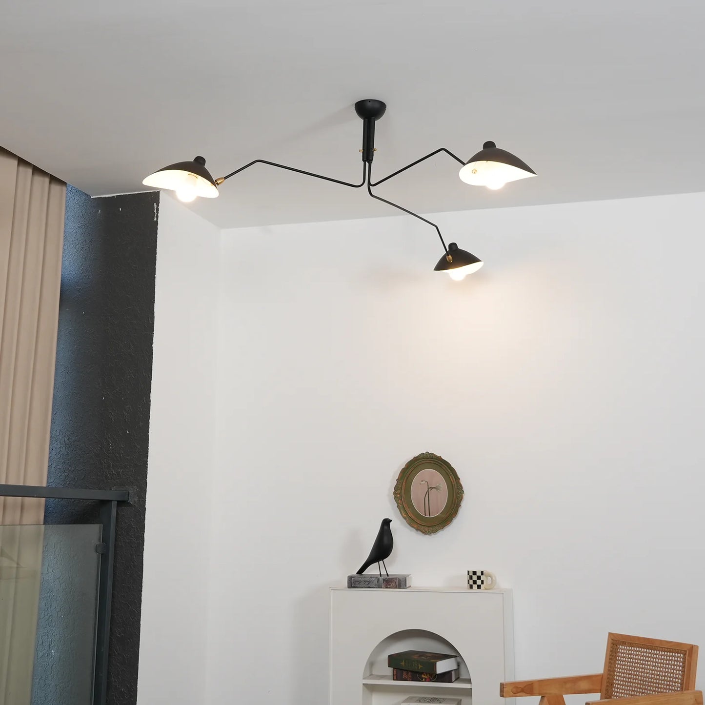 Serge Rotating Arm Ceiling light - Nuvé